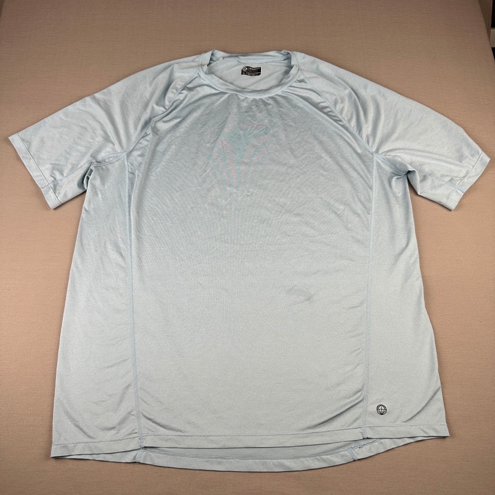 Mondetta Outdoor Project Mens XL Blue Performance Short Sleeve T-Shirt Polygiene